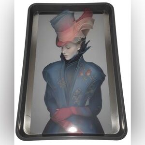 NORE'S NOVELTIES Handcrafted Decorative Serving/ Vanity Tray “THE LADY MASON”